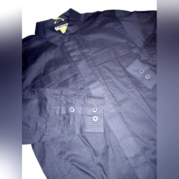 Mens First Tactical Work Shirt. Dark Blue. New with tags. - Picture 2 of 7
